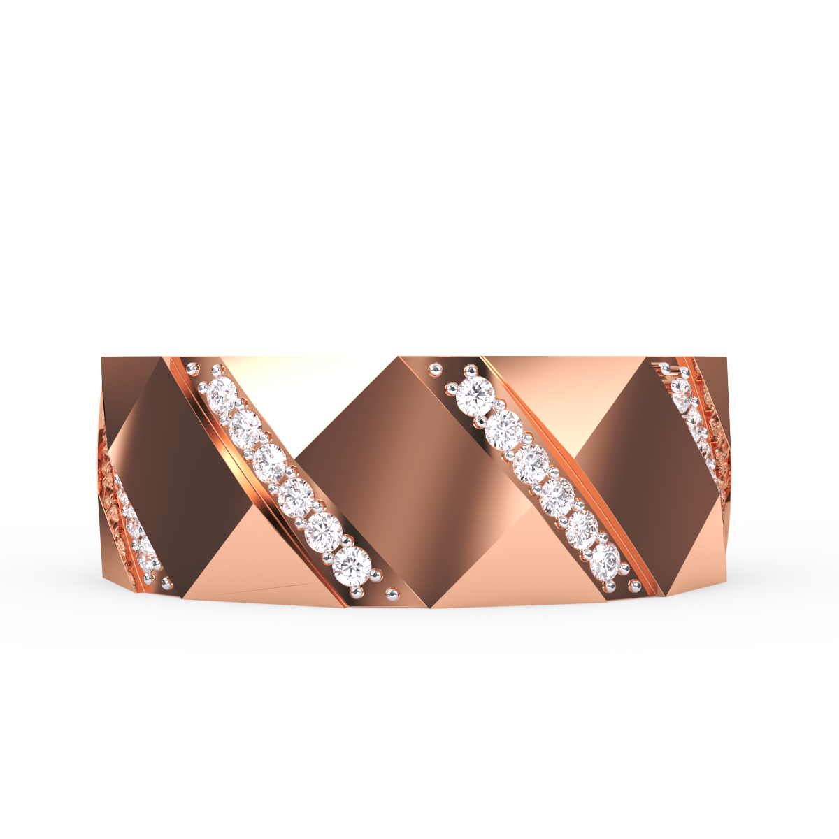 Lab Grown Diamond Wedding Wide Couple Set